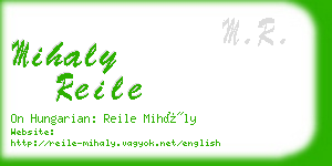 mihaly reile business card